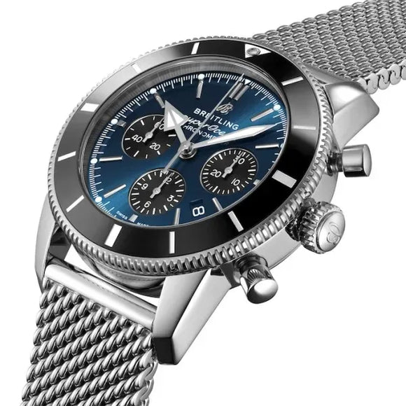 Breitling Superocean Heritage Men Automatic Blue Stainless Steel Watch AB0162121C1A1