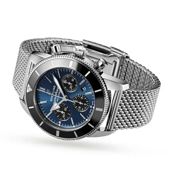 Breitling Superocean Heritage Men Automatic Blue Stainless Steel Watch AB0162121C1A1