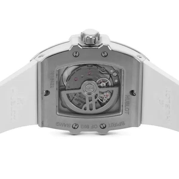 Hublot Spirit Of Big Bang Women Automatic White Rubber Watch 665.NE.2010.RW.1204